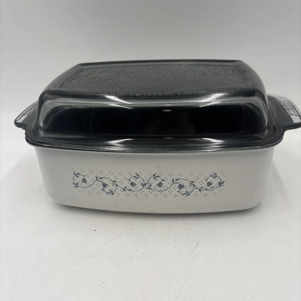 WEST BEND Vintage Slow Cooker 4 QT: Replacement Ivy Pattern Pot/Pan W/Lid